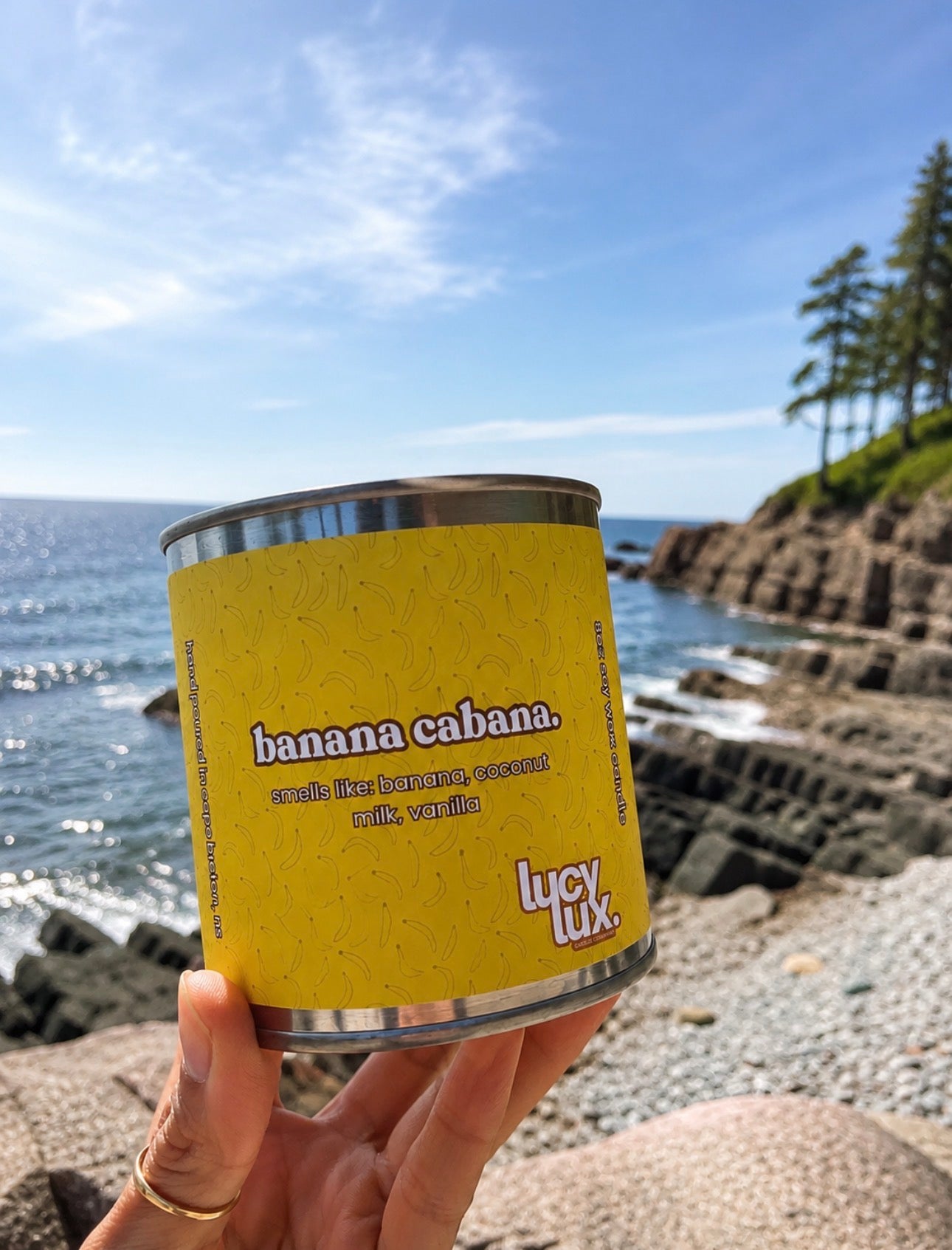 banana cabana 8oz candle (limited edition)