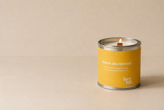 lemon shortbread 8oz candle
