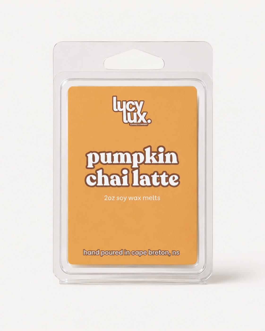pumpkin chai latte wax melts