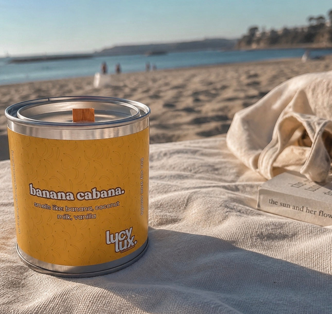 banana cabana 8oz candle (limited edition)