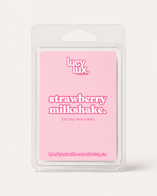 strawberry milkshake wax melts