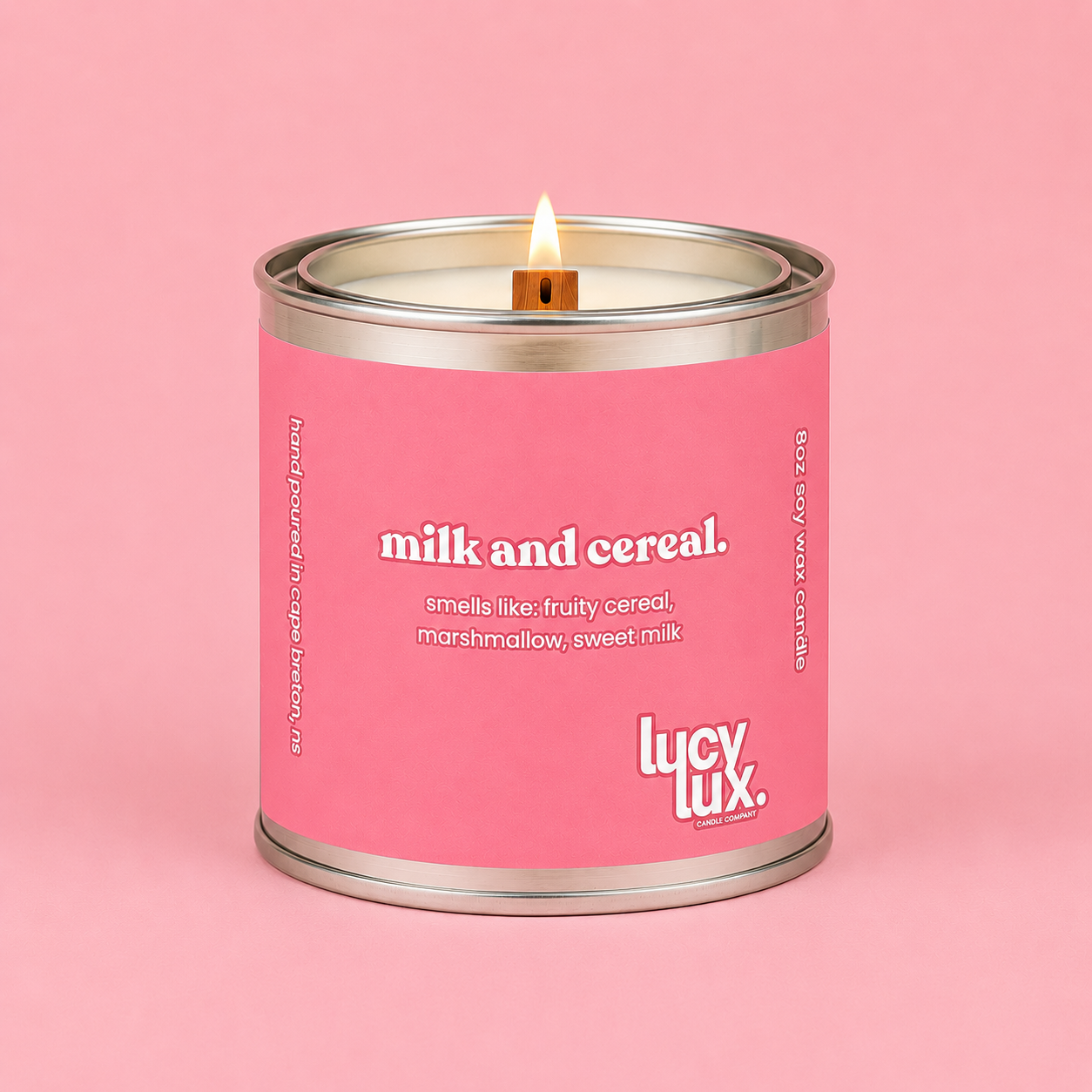 milk and cereal 8oz candle