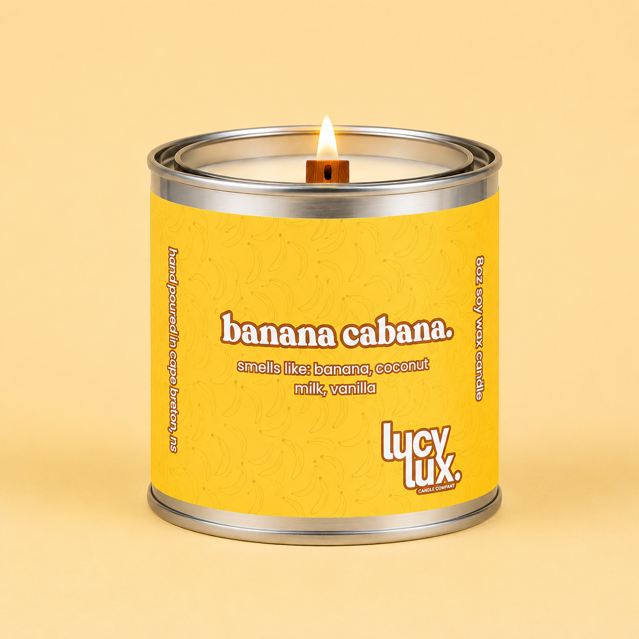 banana cabana 8oz candle (limited edition)