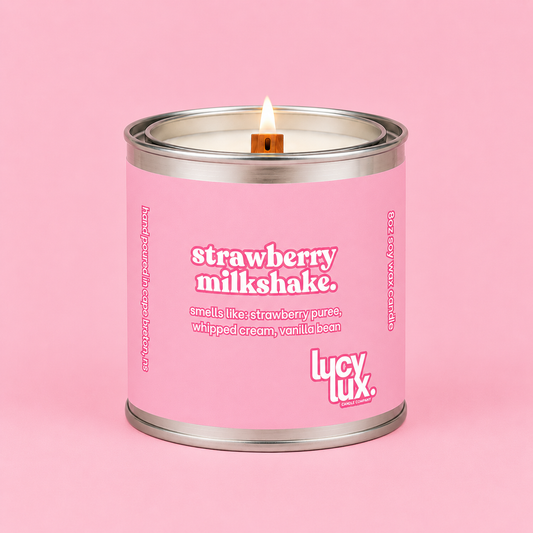 ストロベリーミルクシェイク 8oz キャンドル