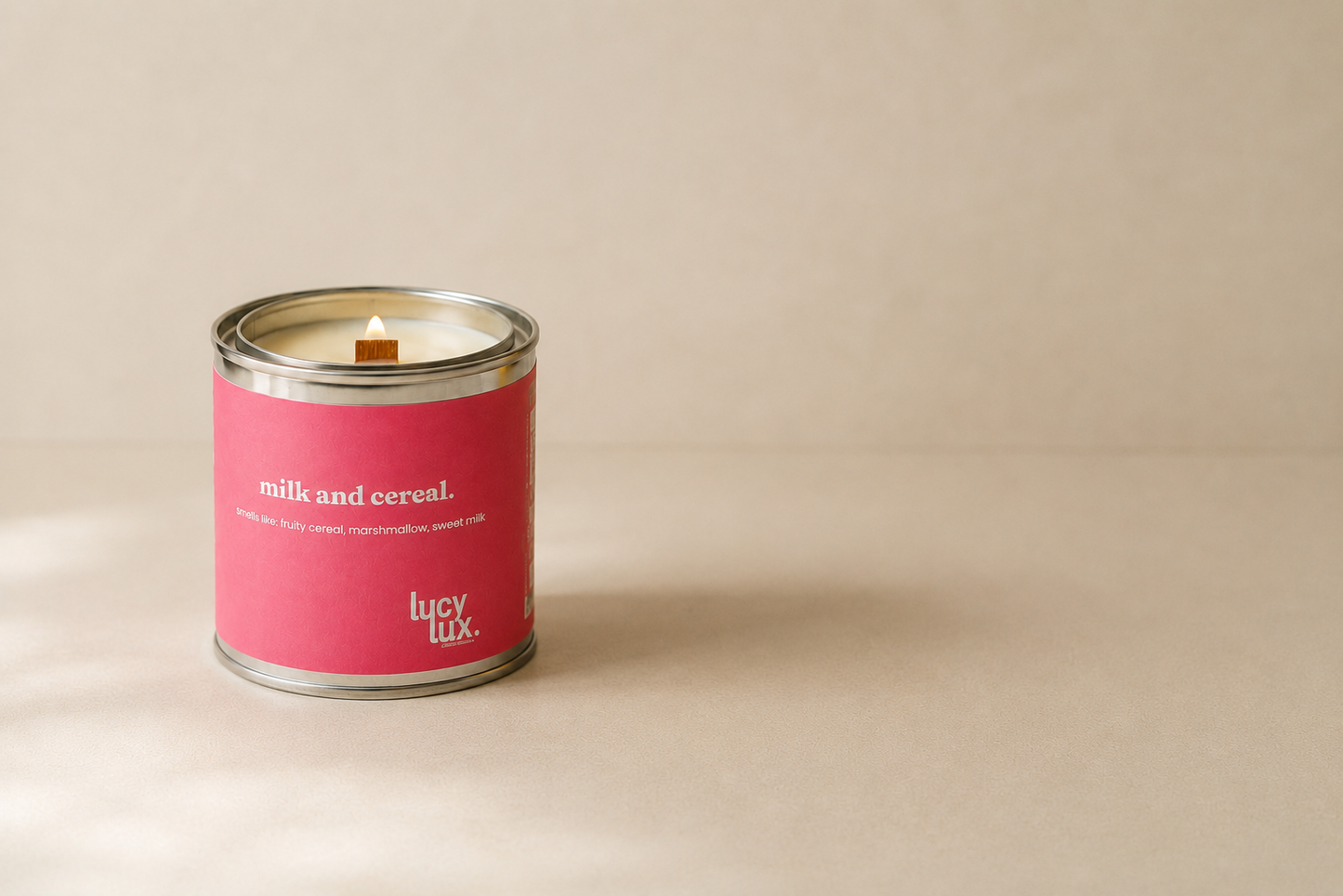 milk and cereal 8oz candle