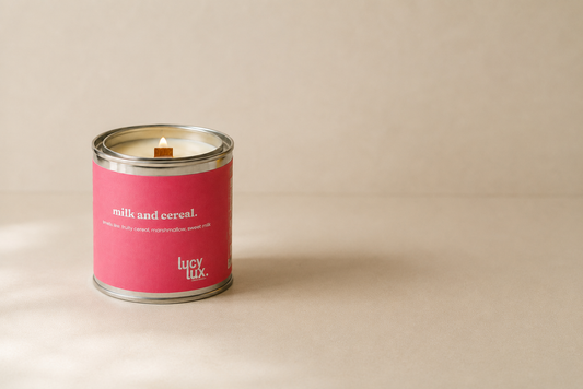 milk and cereal 8oz candle
