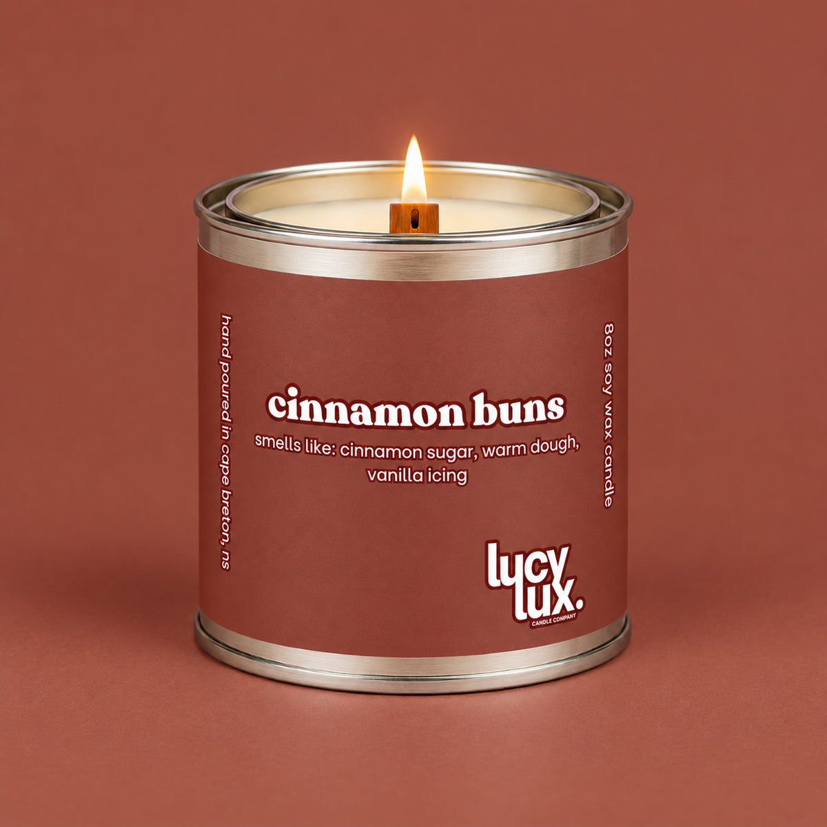 cinnamon buns 8oz candle