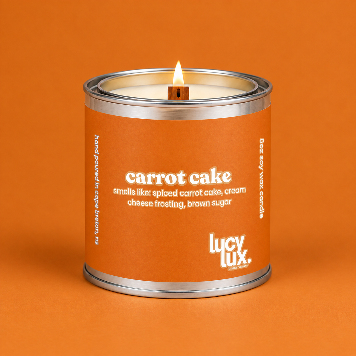 carrot cake 8oz candle