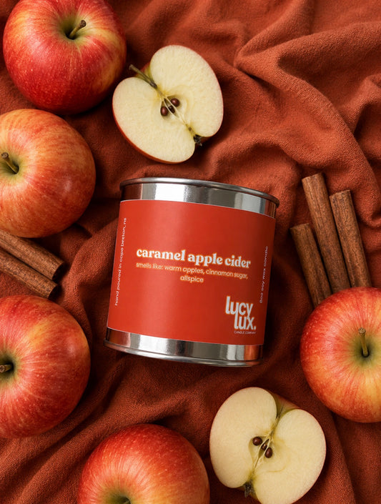 caramel apple cider 8oz candle